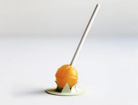 A holder, specifically for a lollypop